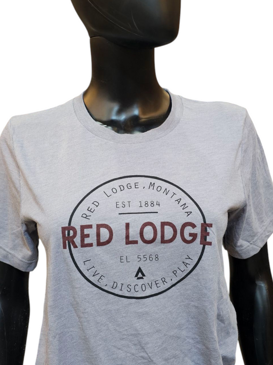 Intrigue Ink Red Lodge Tee - Grey