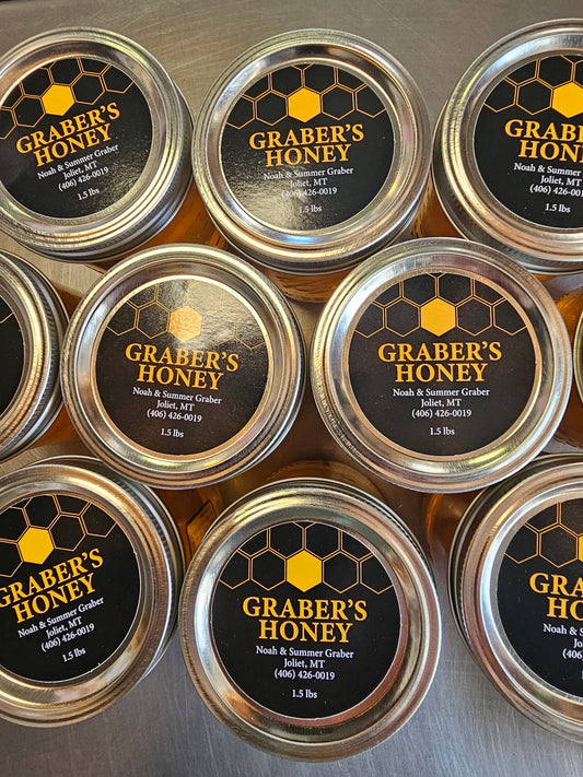 Grabers Honey Jars 1.5lbs