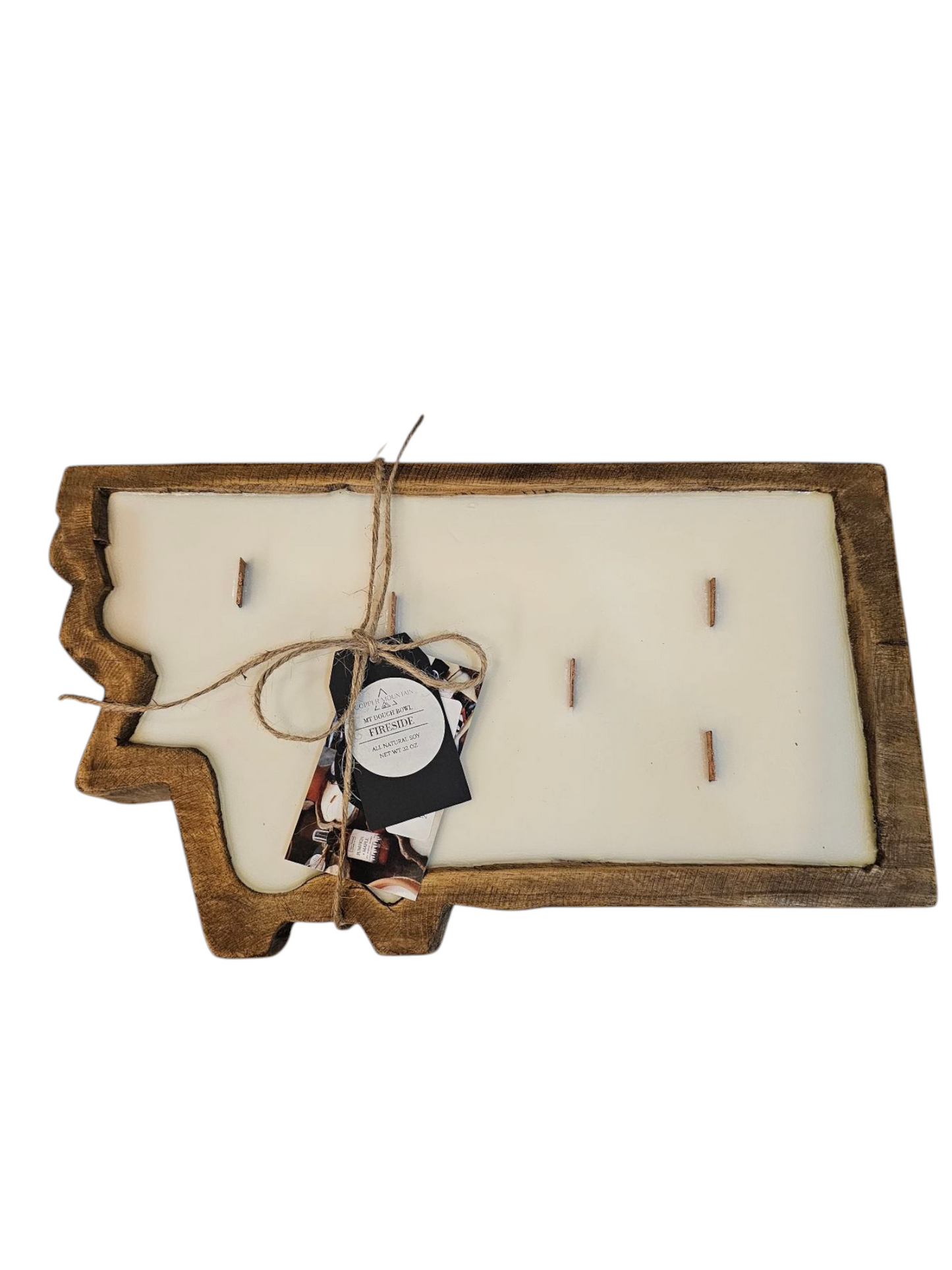 MT Dough Bowl Candle Fireside