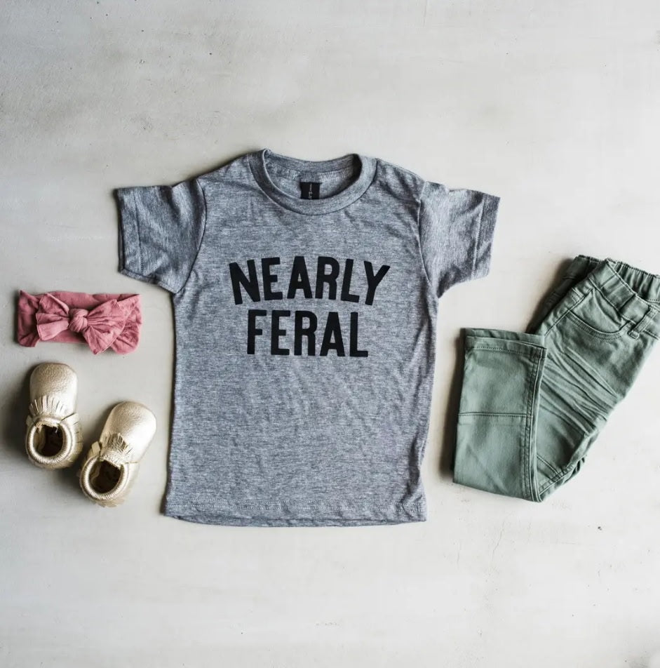 Gladfolk Nearly Feral Toddler Tee