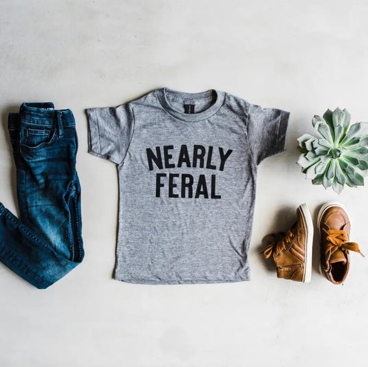 Gladfolk Nearly Feral Toddler Tee
